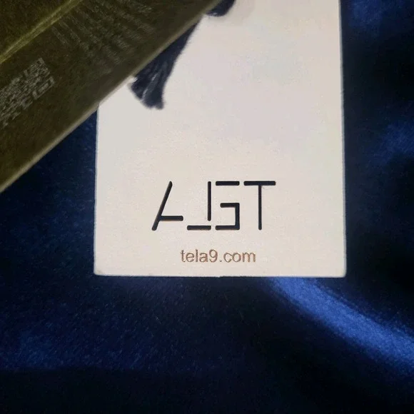 TELA Italian Elegant Evening Belluto Fluido Gown Maxi Velvet Dress W Zip 44 M 10 - Picture 5 of 12